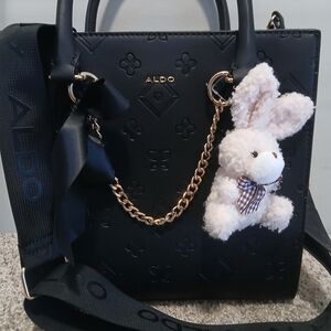 ALDO Black Crossbody Bag With Charm